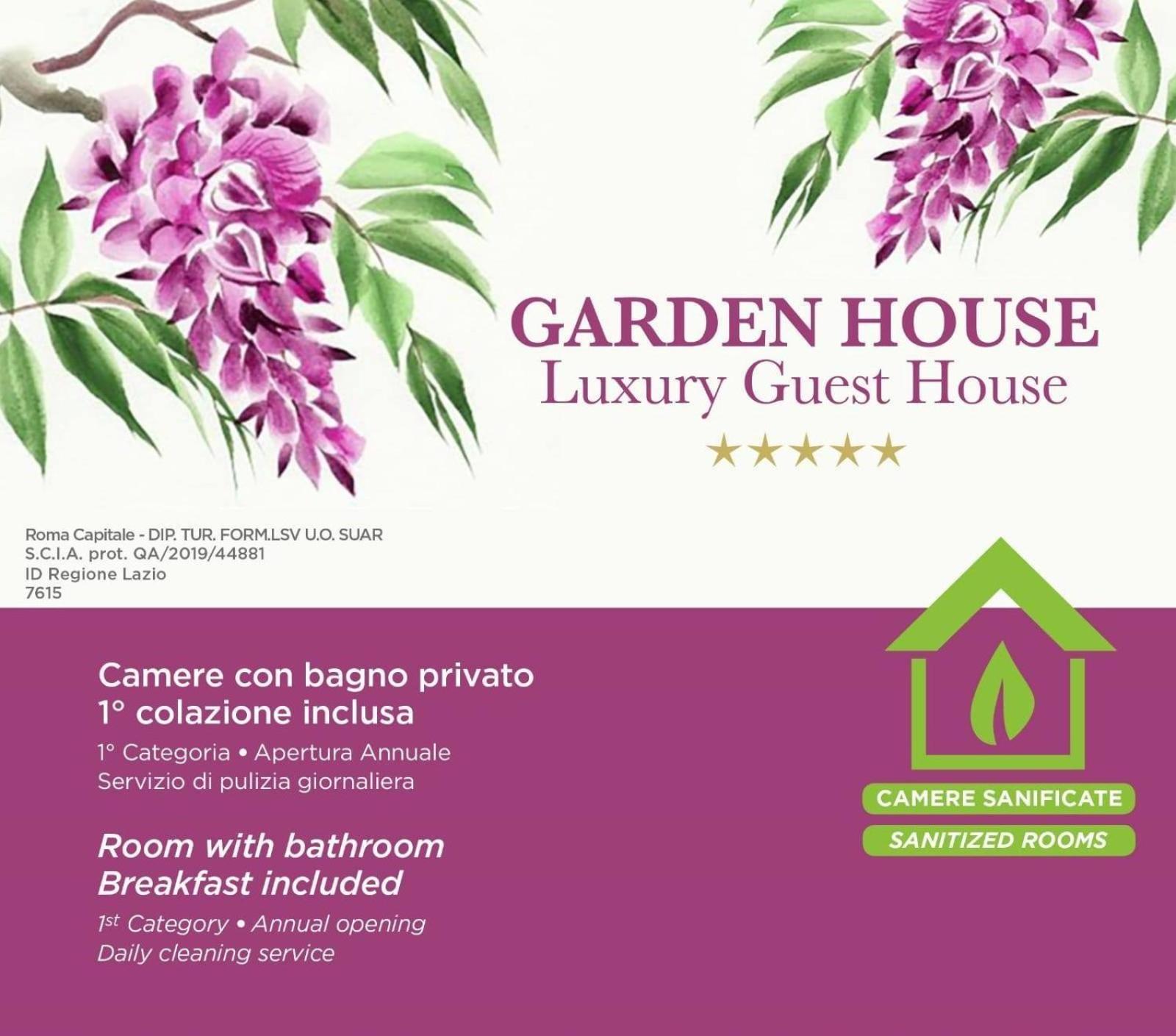 Garden House - Luxury Guest House - Overnight Stay Only روما المظهر الخارجي الصورة